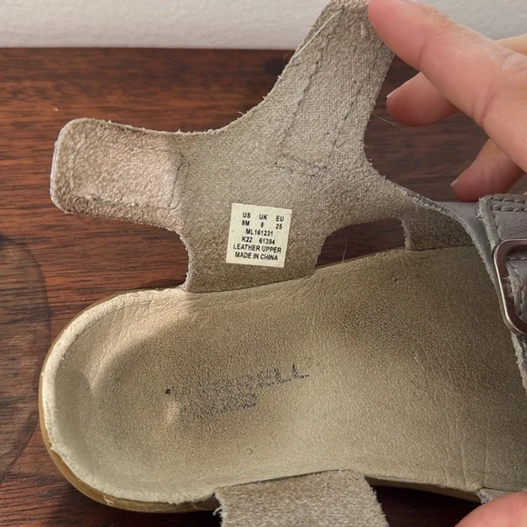 Merrell Bare Steps Sandal - Silver Size 8 - Picture 6 of 7